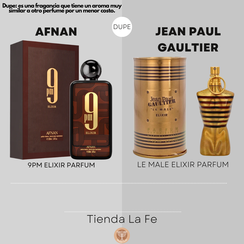 AFNAN 9PM ELIXIR PARFUM 100ML (H) (DUPE JEAN PAUL GAULTIER LE MALE ELIXIR PARFUM)