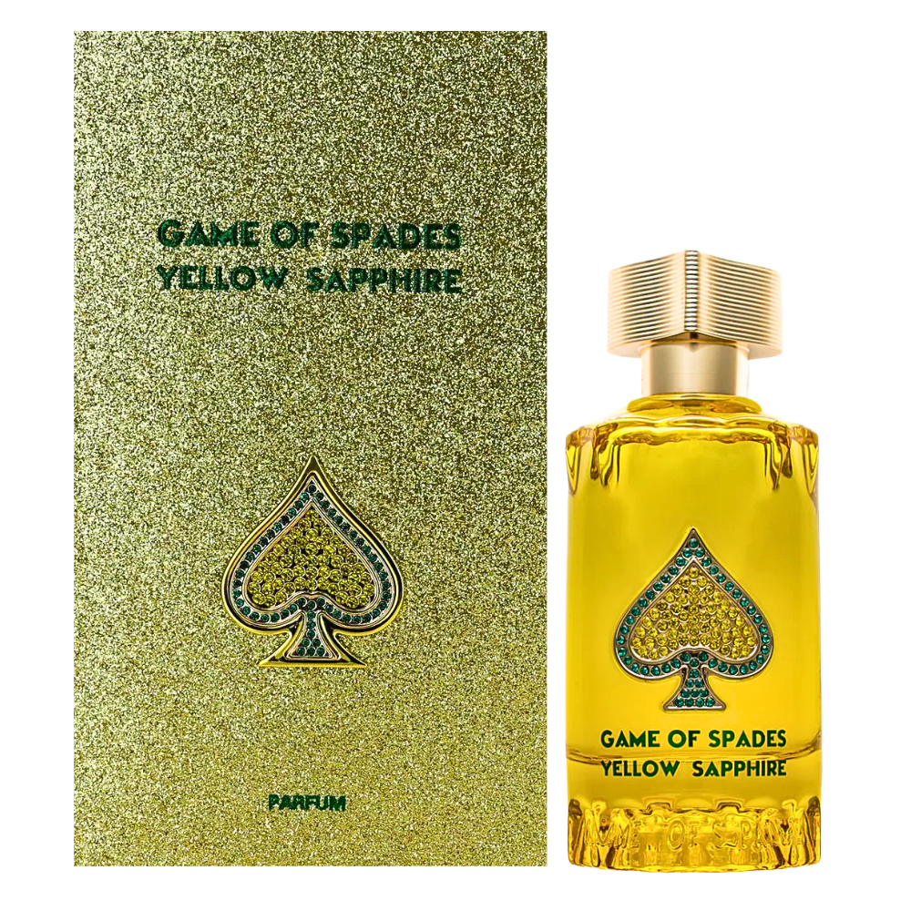 JO MILANO PARIS GAME OF SPADES YELLOW SAPPHIRE PARFUM 90ML (U) (DUPE BOND NO 9 NYC PERFUME EDP)