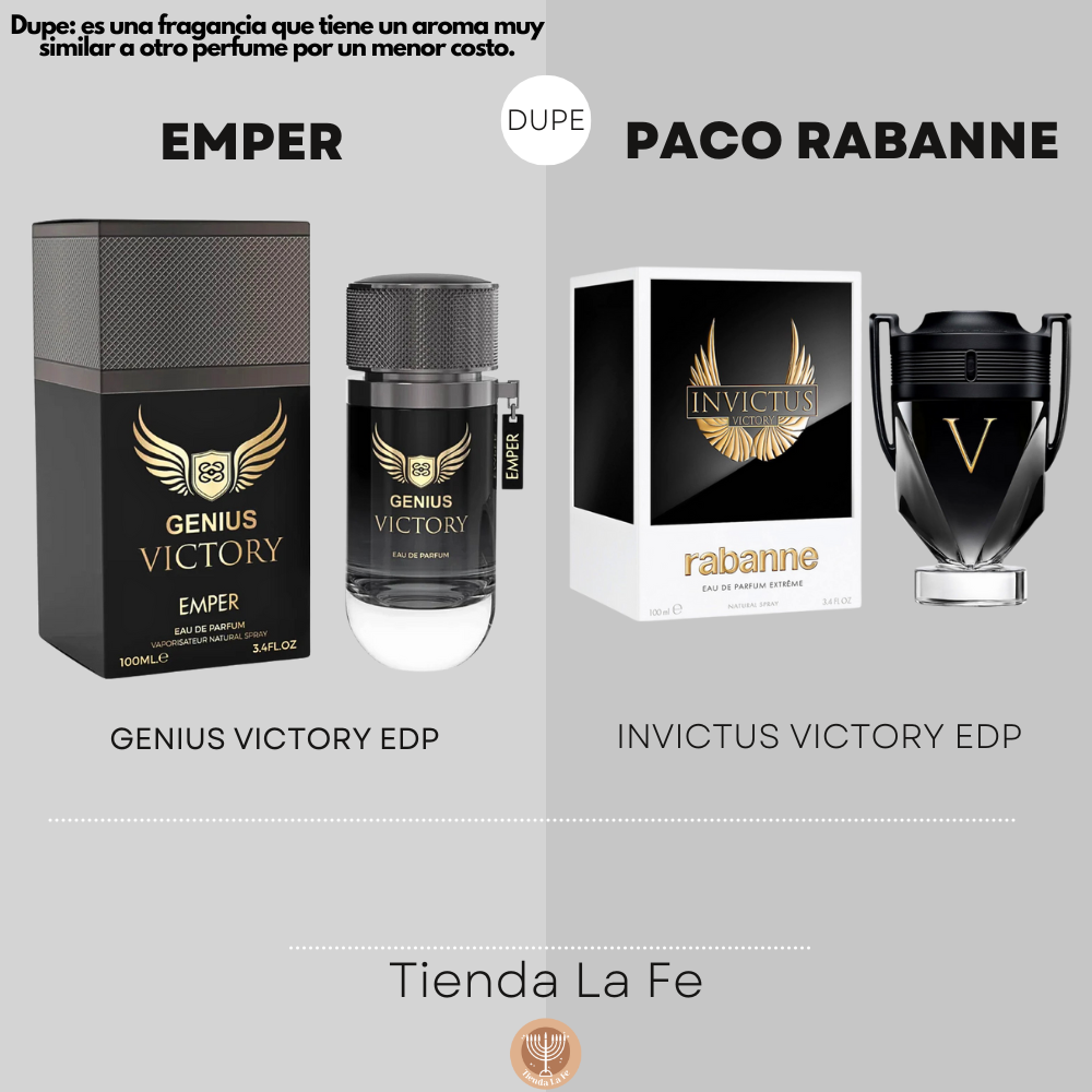 EMPER GENIUS VICTORY EDP 100ML (H) (DUPE PACO RABANNE INVICTUS VICTORY EDP)
