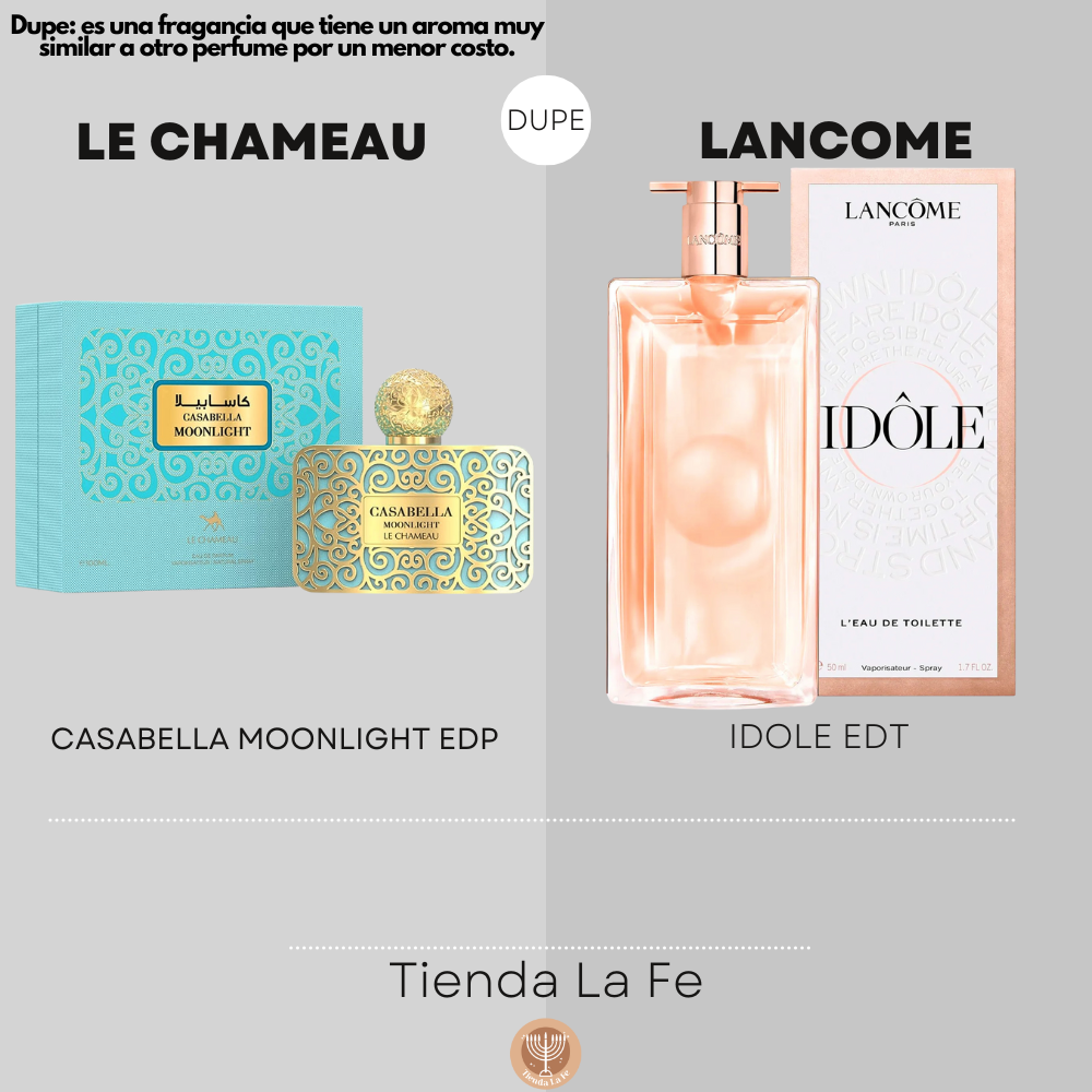 LE CHAMEAU CASABELLA MOONLIGHT EDP 100ML (M) (DUPE LANCOME IDOLE EDT)