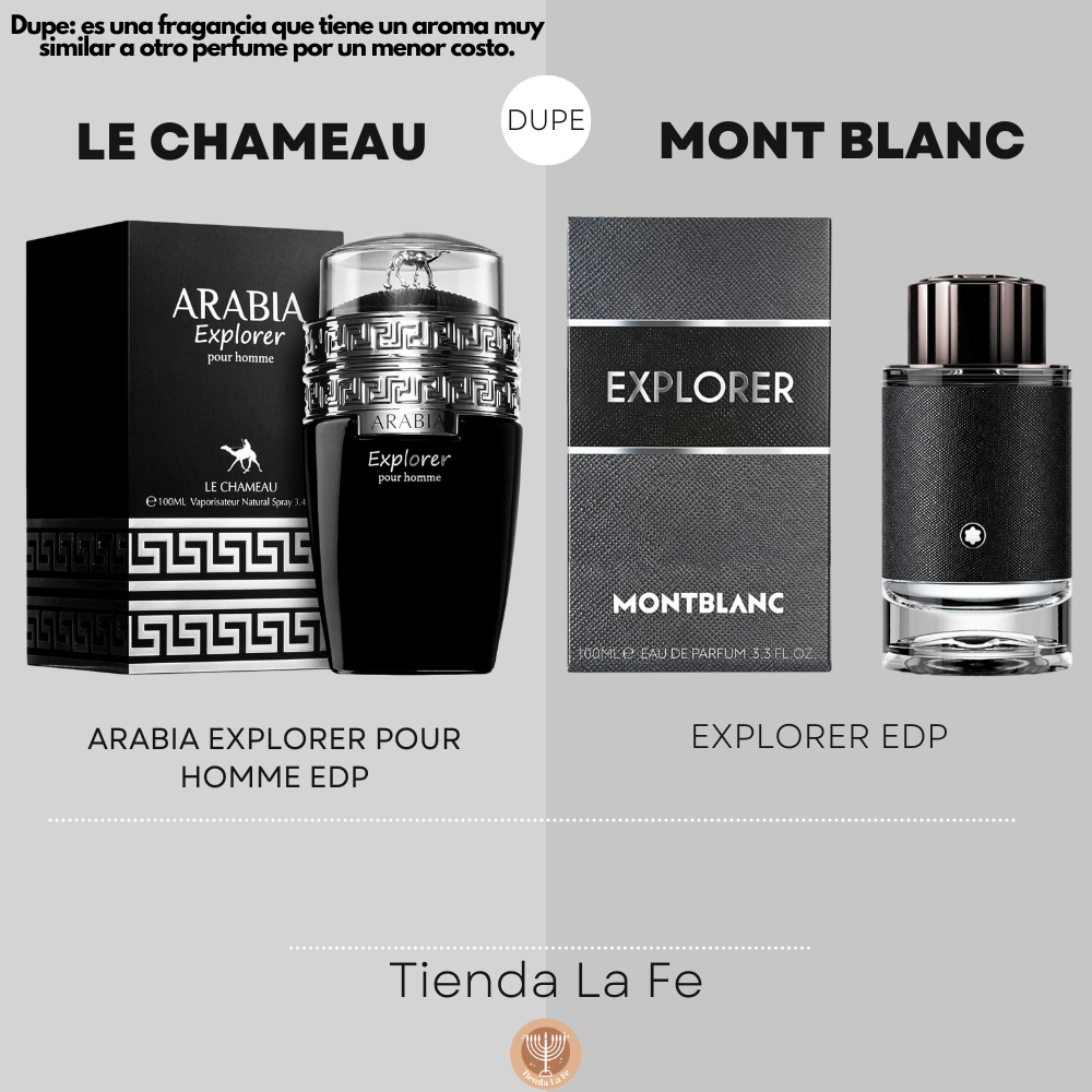 LE CHAMEAU ARABIA EXPLORER POUR HOMME EDP 100ML (H) (DUPE MONT BLANC EXPLORER EDP)