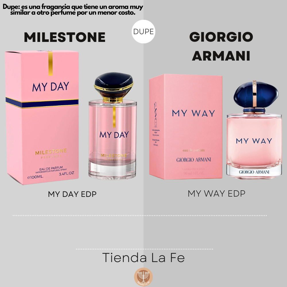 MILESTONE MY DAY EDP 100ML (M) (DUPE GIORGIO ARMANI MY WAY EDP)
