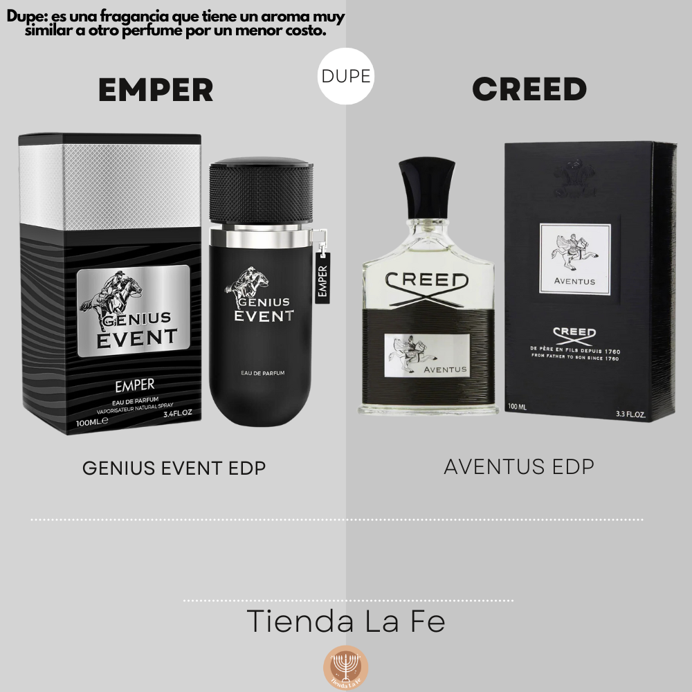 EMPER GENIUS EVENT EDP 100ML (H) (DUPE CREED AVENTUS EDP)