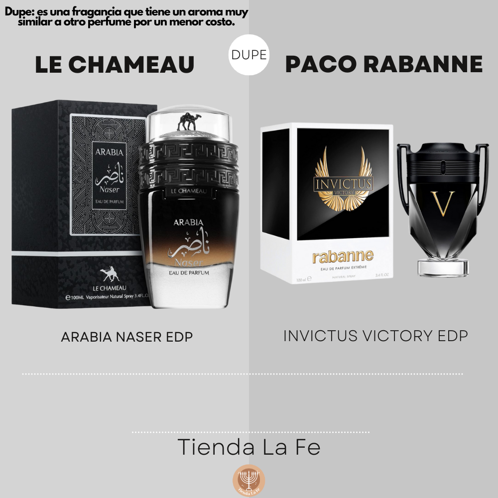 LE CHAMEAU ARABIA NASER EDP 100ML (H) (DUPE PACO RABANNE INVICTUS VICTORY EDP)