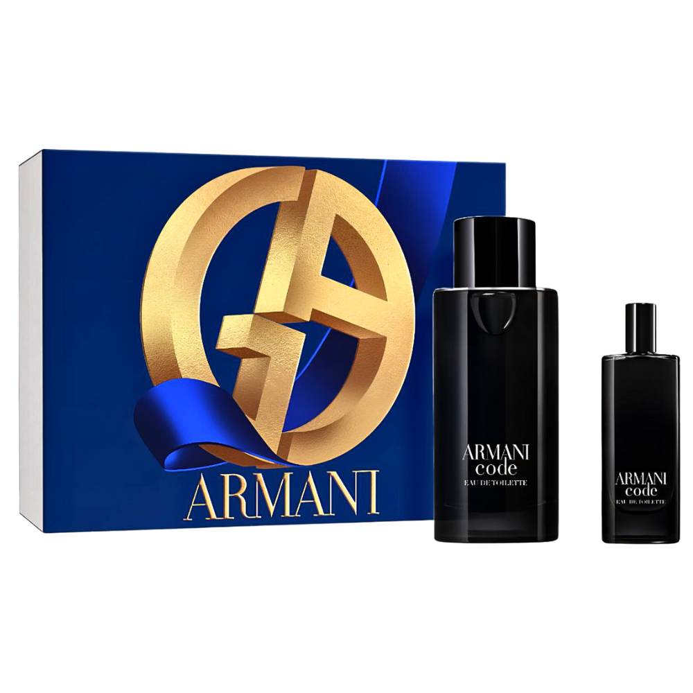 SET GIORGIO ARMANI CODE EDT 125ML, MINI EDT 15ML (H)