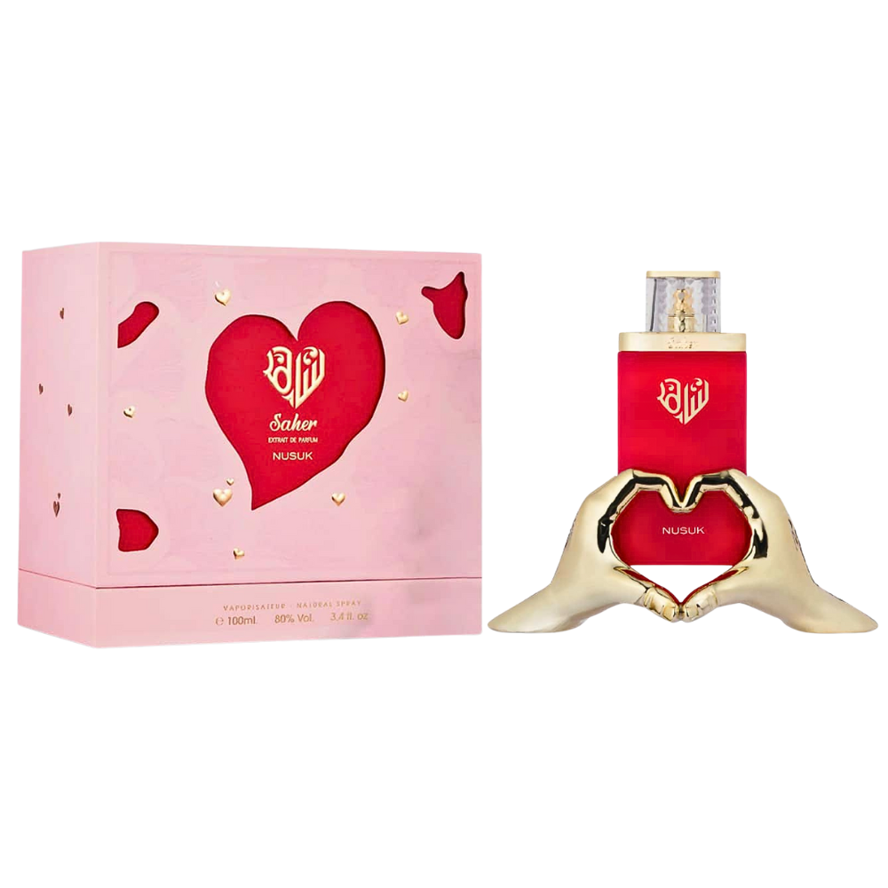 NUSUK SAHER EXTRAIT EDP 100ML (M) (DUPE KAYALI FRAGRANCES EDEN JUICY APPLE 01 EDP)