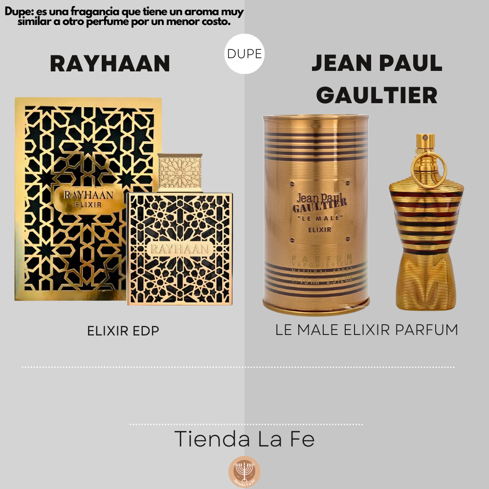 RAYHAAN ELIXIR EDP 100ML (H) (DUPE JEAN PAUL GAULTIER LE MALE ELIXIR PARFUM)