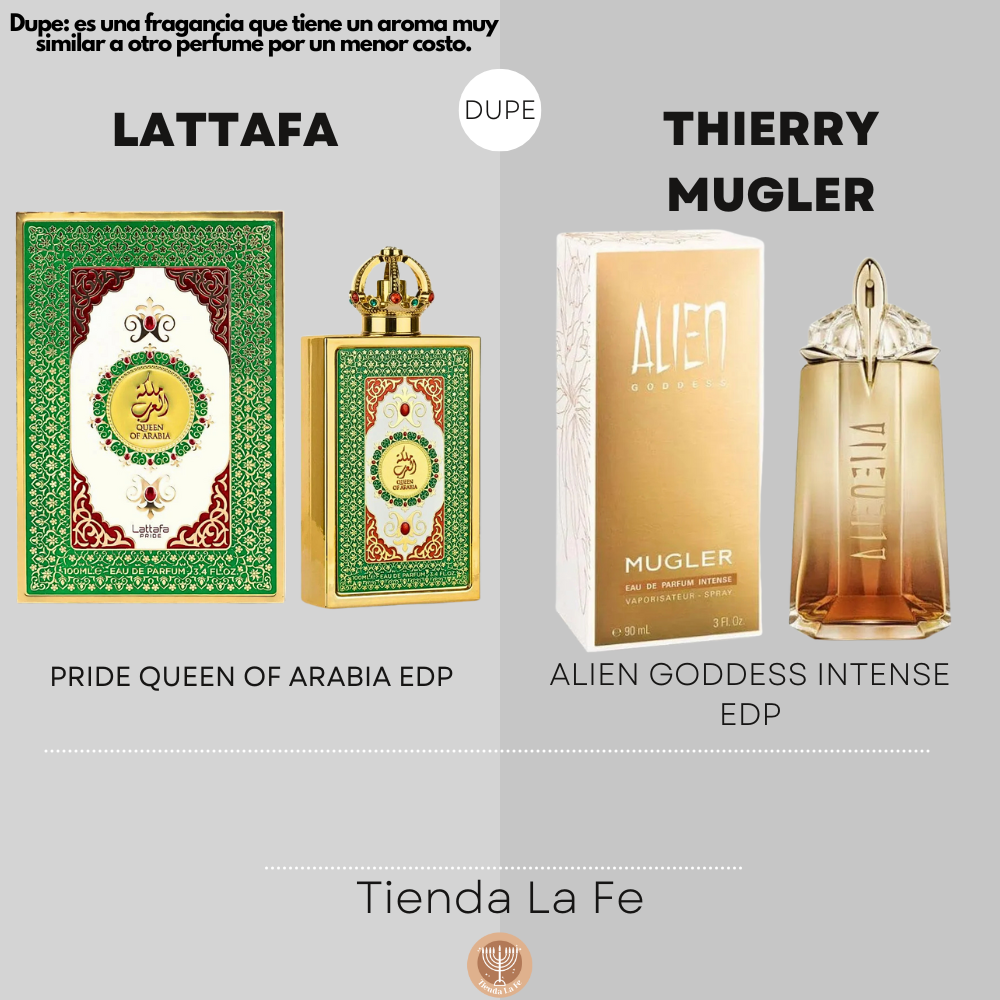 LATTAFA PRIDE QUEEN OF ARABIA EDP 100ML (M) (DUPE THIERRY MUGLER ALIEN GODDESS INTENSE EDP)