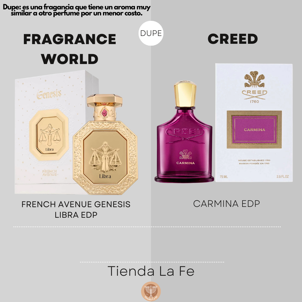 FRAGRANCE WORLD FRENCH AVENUE GENESIS LIBRA EDP 90ML (M) (DUPE CREED CARMINA EDP)