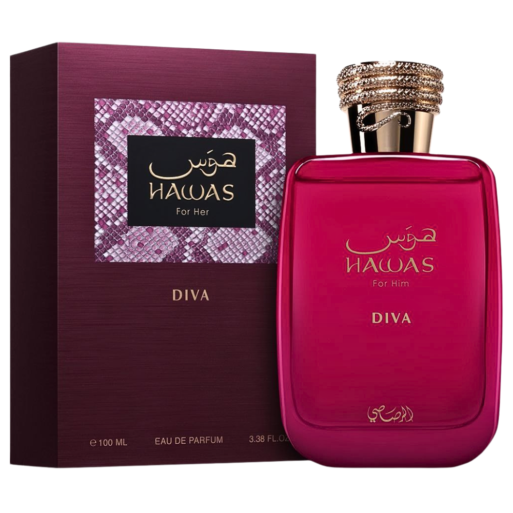 RASASI HAWAS FOR HER DIVA EDP 100ML (M) (DUPE VALENTINO DONNA BORN IN ROMA INTENSE EDP)