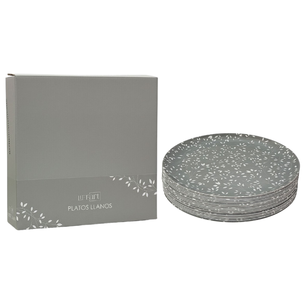 PLATO DE CARGA LLANOS DE 11" RESISTENTES Y SOLIDOS LIFEART (VENTA POR UNIDAD)
