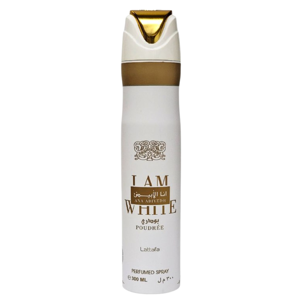 LATTAFA BODY SPRAY ANA ABIYEDH POUDREE 300ML (U)