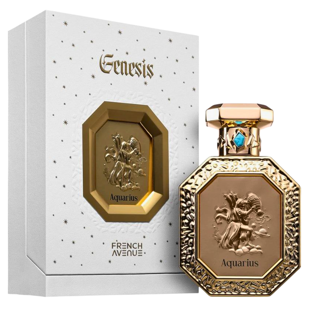 FRAGRANCE WORLD FRENCH AVENUE GENESIS AQUARIUS EDP 90ML (H) (DUPE ORTO PARISI MEGAMARE EDP)