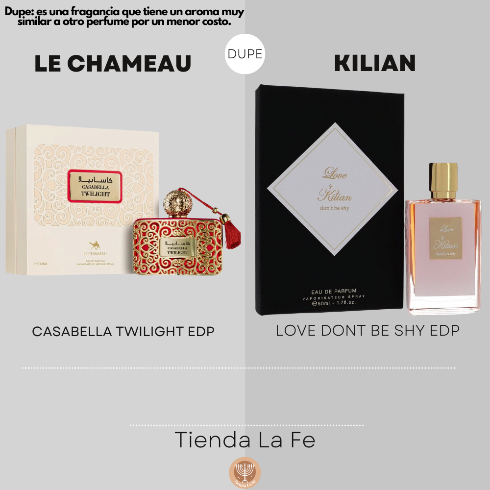 LE CHAMEAU CASABELLA TWILIGHT EDP 100ML (M) (DUPE KILIAN LOVE DONT BE SHY EDP)