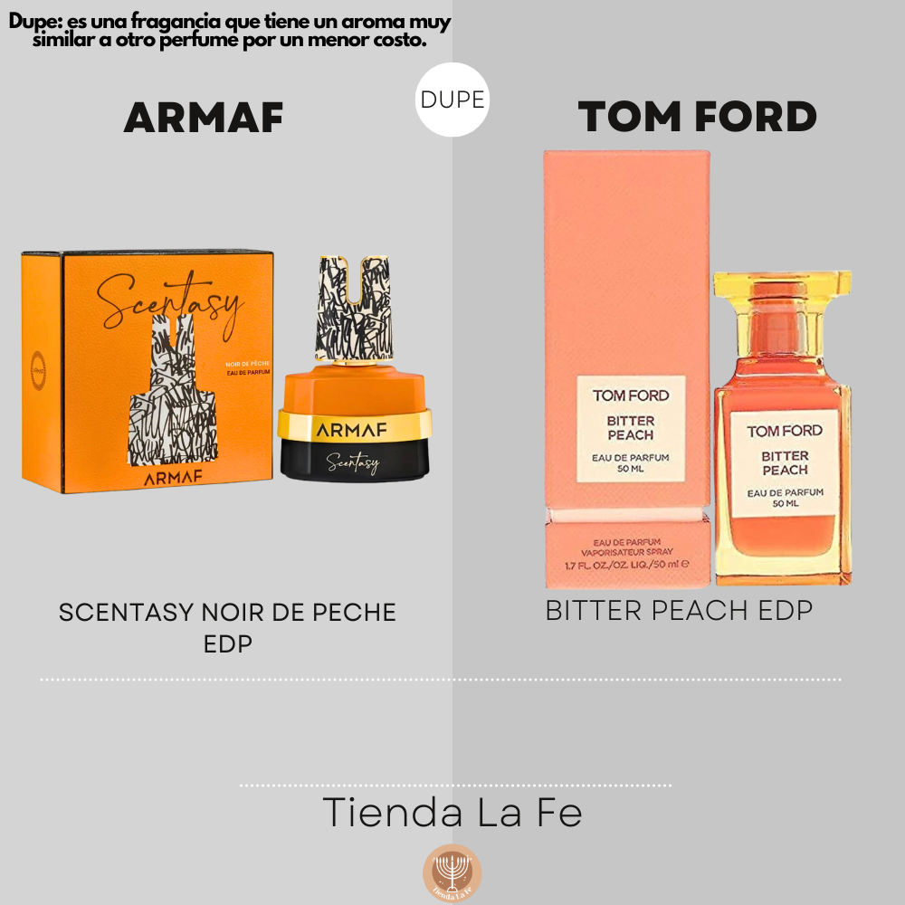 ARMAF SCENTASY NOIR DE PECHE EDP 100ML (U) (DUPE TOM FORD BITTER PEACH EDP)