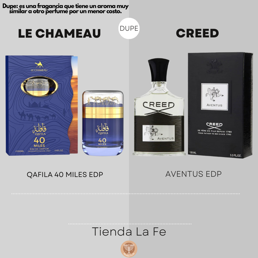 LE CHAMEAU QAFILA 40 MILES EDP 100ML (H) (DUPE CREED AVENTUS EDP)