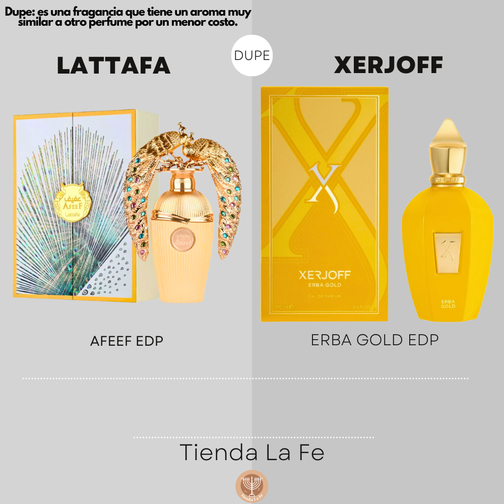 LATTAFA AFEEF EDP 100ML (M) (DUPE XERJOFF ERBA GOLD EDP)