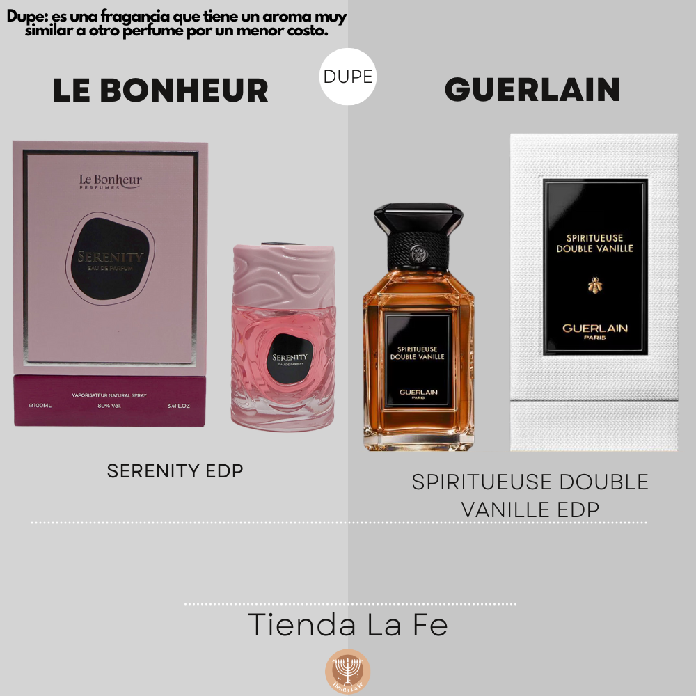 LE BONHEUR SERENITY EDP 100ML (M) (DUPE GUERLAIN SPIRITUEUSE DOUBLE VANILLE EDP)