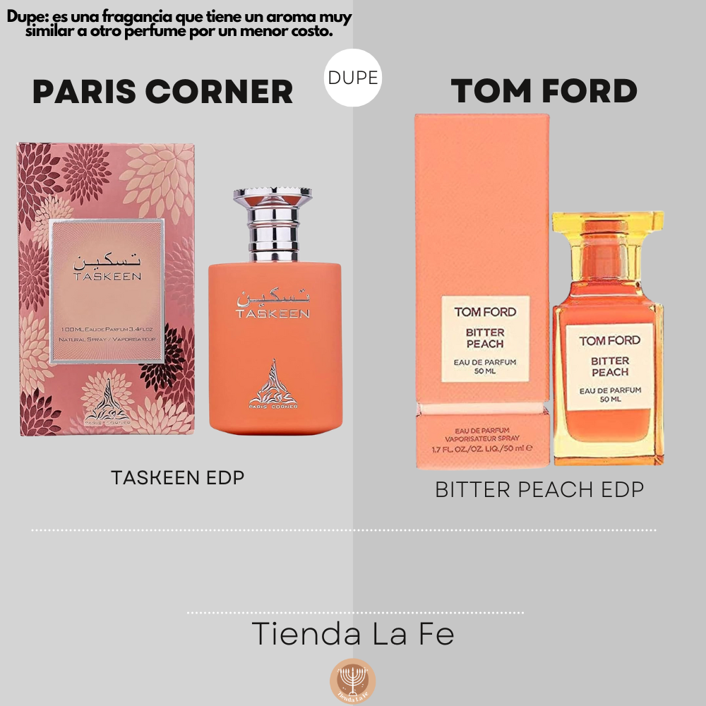 PARIS CORNER TASKEEN EDP 100ML (M) (DUPE TOM FORD BITTER PEACH EDP)
