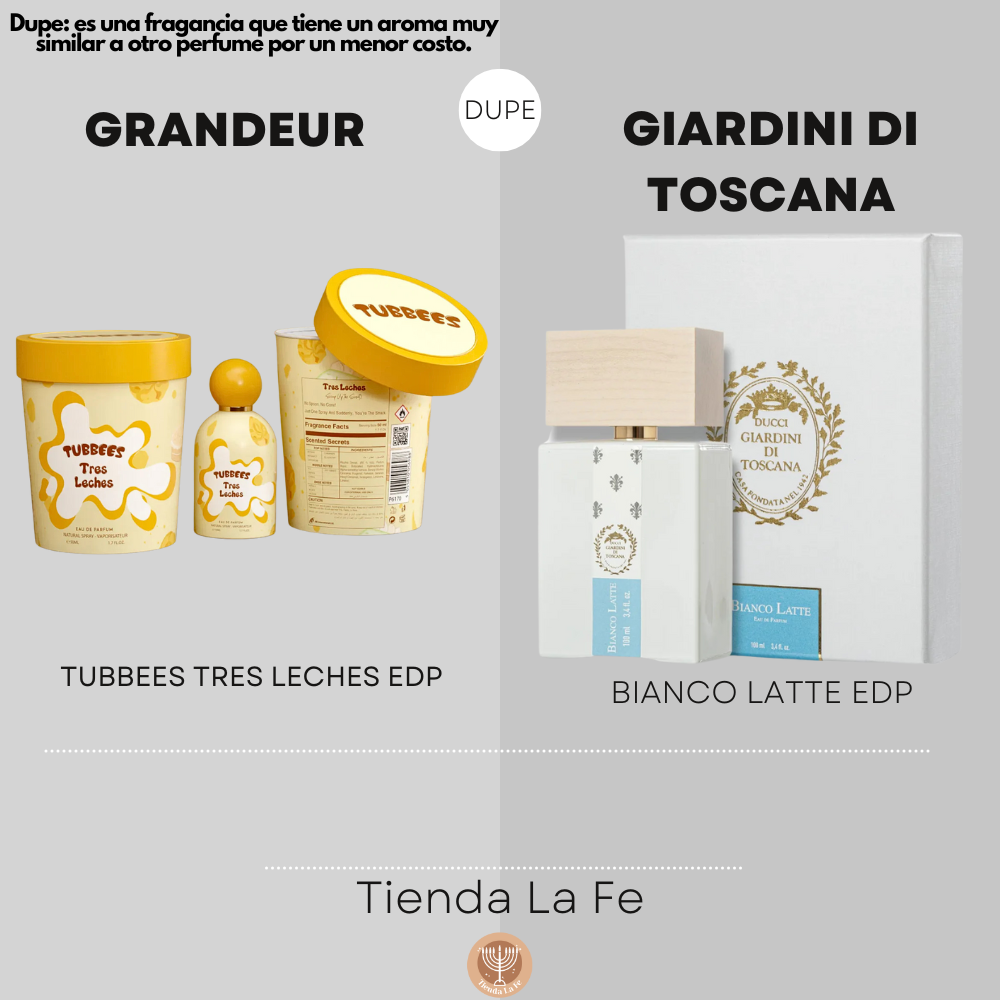 GRANDEUR TUBBEES TRES LECHES EDP 50ML (M) (DUPE GIARDINI DI TOSCANA BIANCO LATTE EDP)