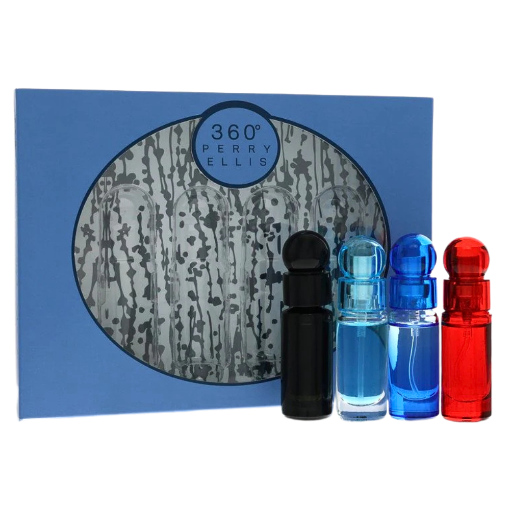 SET PERRY ELLIS 360 FOR MEN EDT 7.5MLX4 (H)