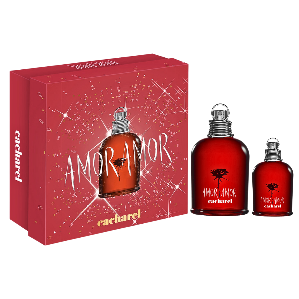 SET CACHAREL AMOR AMOR EDT 100ML, EDT 30ML (M)