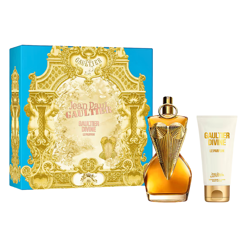 SET JEAN PAUL GAULTIER DIVINE LE PARFUM EDP 100ML, BODY LOTION 75ML (M)