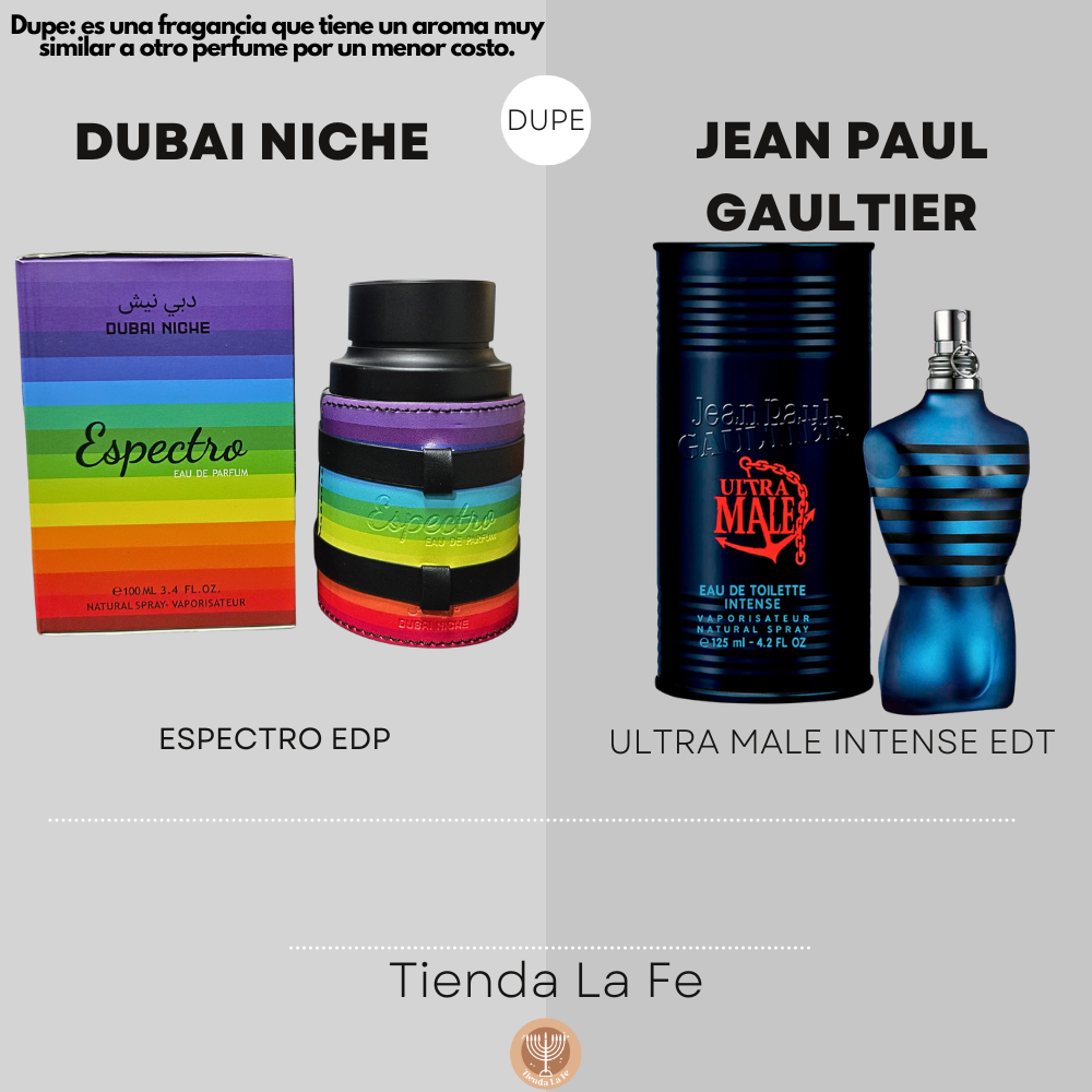 DUBAI NICHE ESPECTRO EDP 100ML (H) (DUPE JEAN PAUL GAULTIER ULTRA MALE INTENSE EDT)