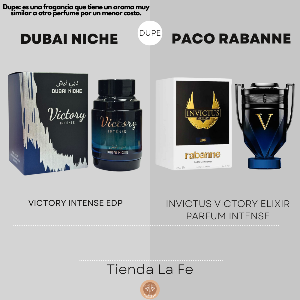 Dupe Elixir DUBAI NICHE VICTORY INTENSE EDP 100ML (H) (DUPE PACO RABANNE INVICTUS
