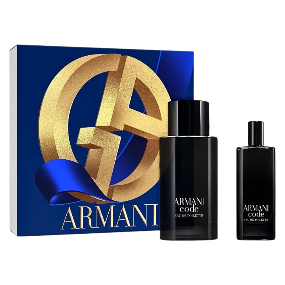 SET GIORGIO ARMANI CODE EDT 125ML, MINI EDT 15ML (H)