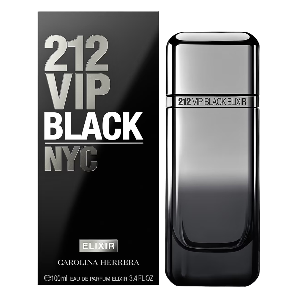 CAROLINA HERRERA 212 VIP BLACK ELIXIR EDP 100ML (H)