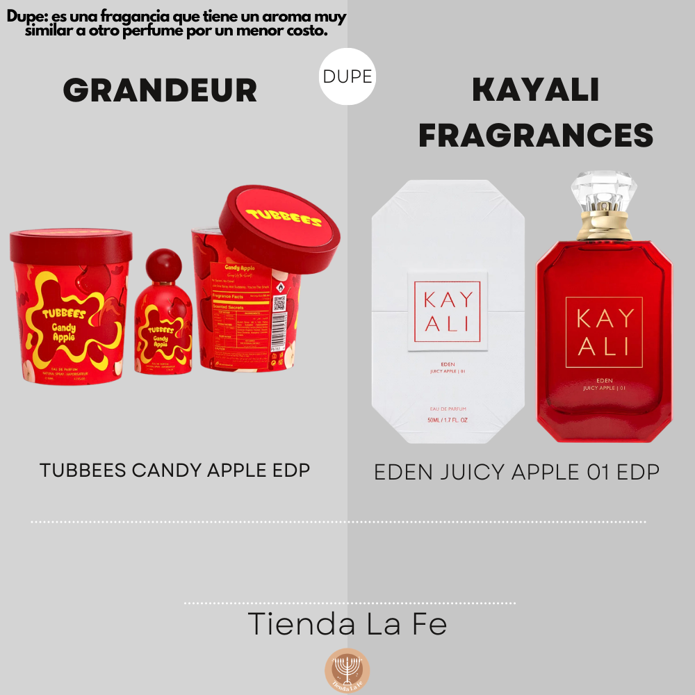 GRANDEUR TUBBEES CANDY APPLE EDP 50ML (M) (DUPE KAYALI FRAGRANCES EDEN JUICY APPLE 01 EDP)
