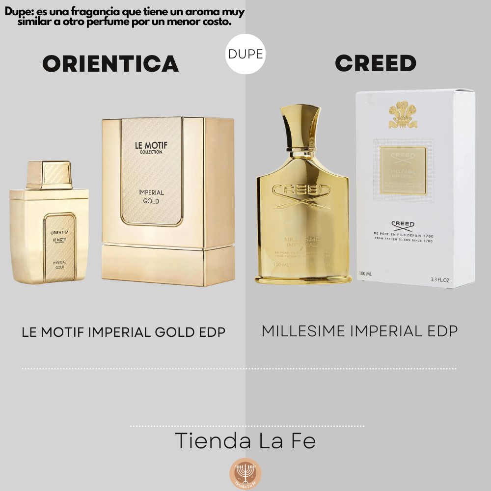 ORIENTICA LE MOTIF IMPERIAL GOLD EDP 85ML (H) (DUPE CREED MILLESIME IMPERIAL EDP)