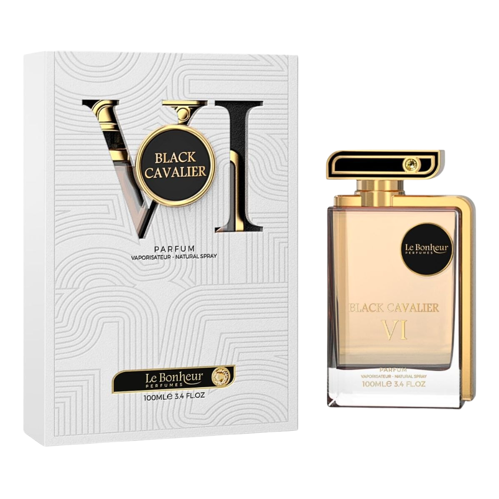 LE BONHEUR BLACK CAVALIER VI EDP 100ML (H) (DUPE MONT BLANC EXPLORER PLATINUM EDP)