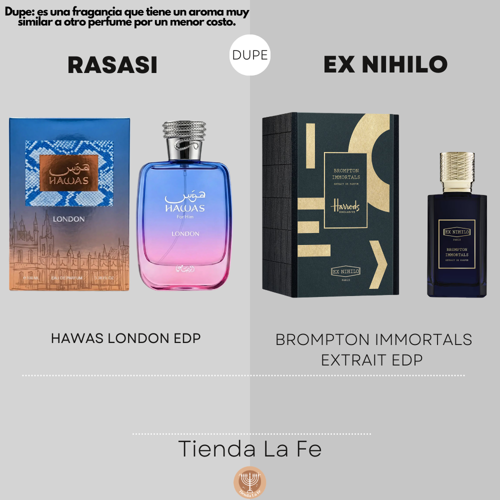 RASASI HAWAS LONDON EDP 100ML (U) (DUPE EX NIHILO BROMPTON IMMORTALS EXTRAIT EDP)