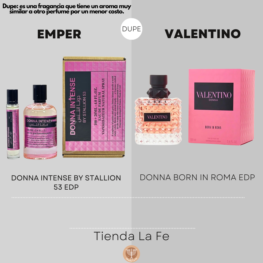 EMPER DONNA INTENSE BY STALLION 53 EDP 100ML (M) (DUPE VALENTINO DONNA BORN IN ROMA EDP)