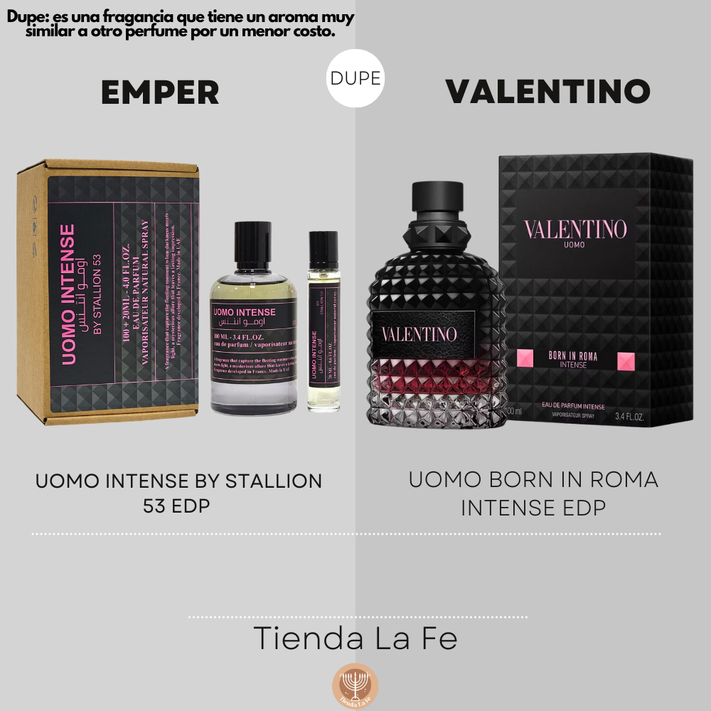 EMPER UOMO INTENSE BY STALLION 53 EDP 100ML (H) (DUPE VALENTINO UOMO BORN IN ROMA INTENSE EDP)