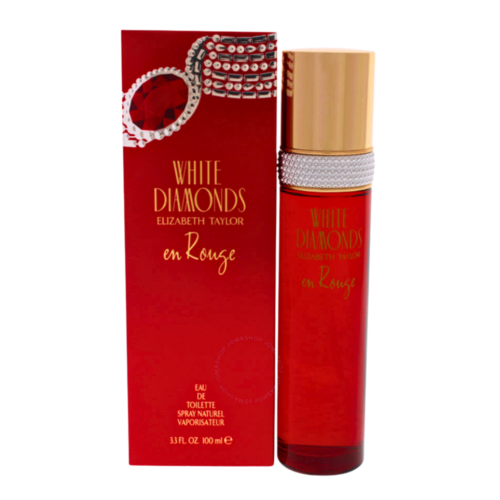 ELIZABETH TAYLOR WHITE DIAMONDS EN ROUGE EDT 100ML (M)