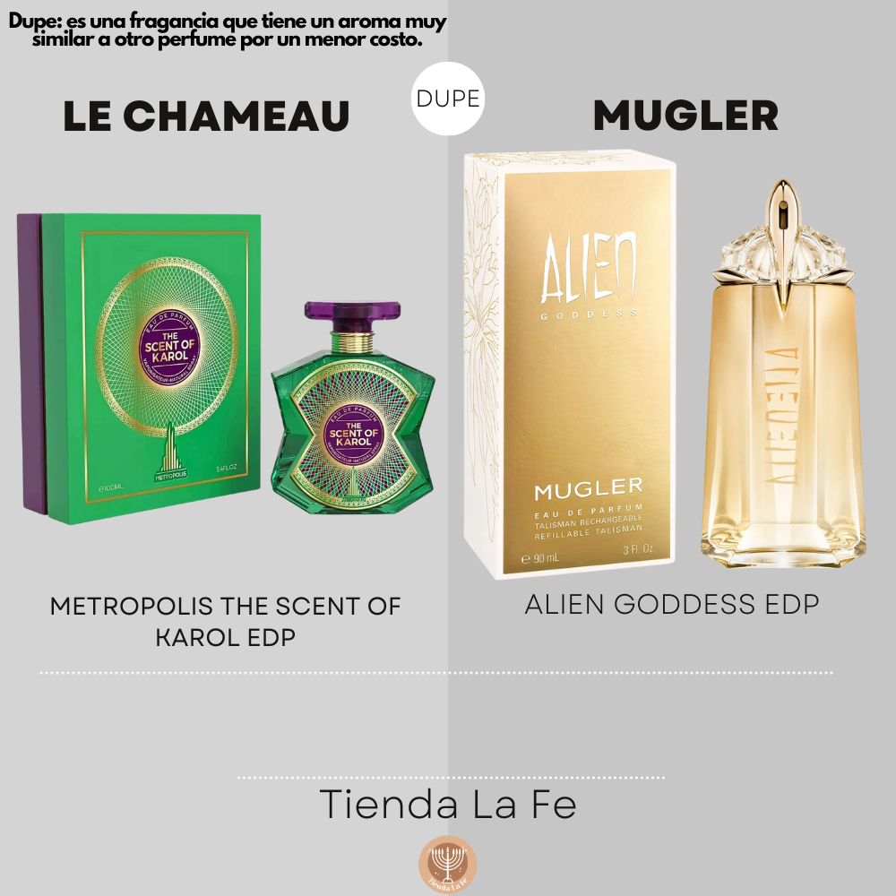 LE CHAMEAU METROPOLIS THE SCENT OF KAROL EDP 100ML (M) (DUPE MUGLER ALIEN GODDESS EDP)