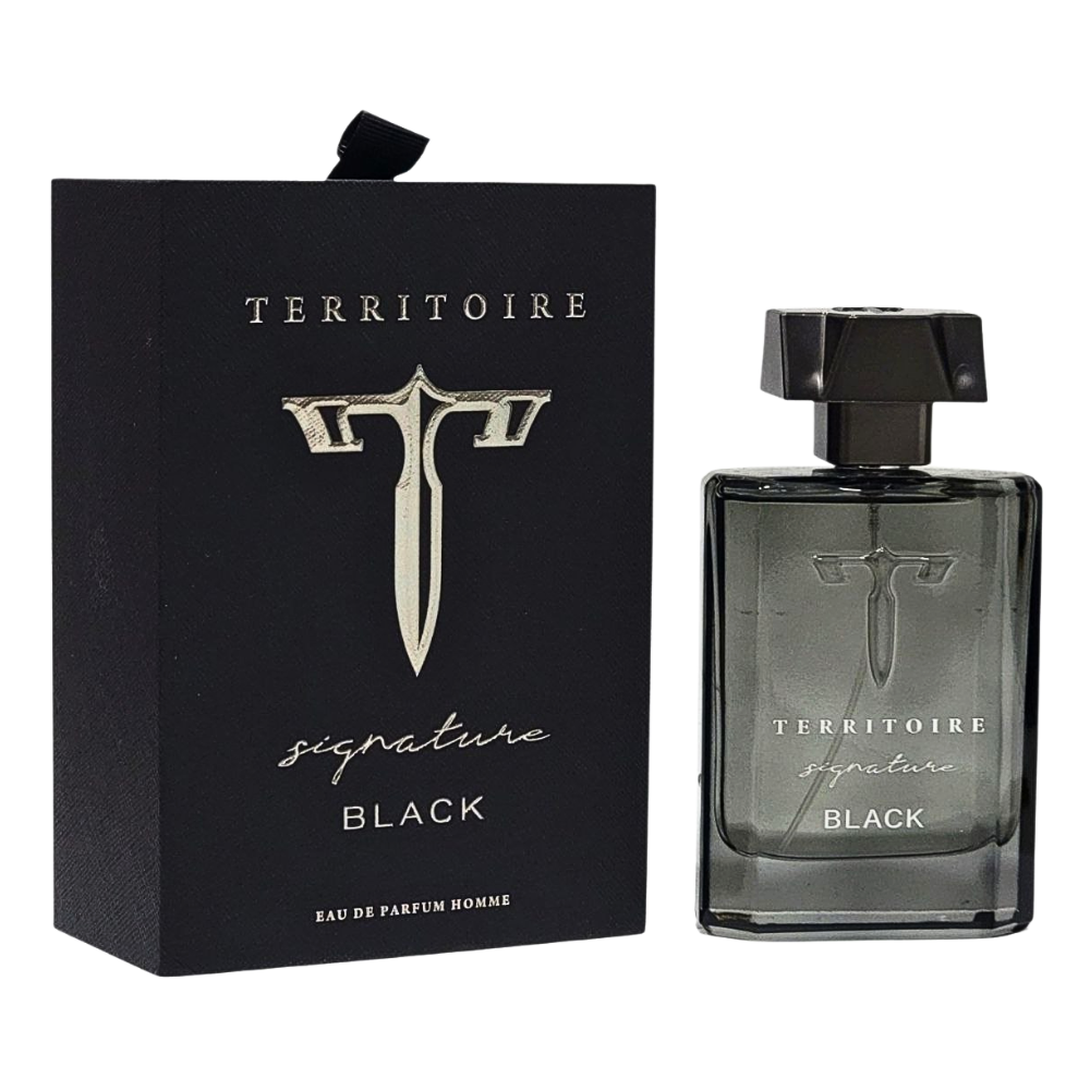 TERRITOIRE SIGNATURE BLACK HOMME EDP 100ML (H) (DUPE SALVATORE FERRAGAMO SIGNATURE EDP)