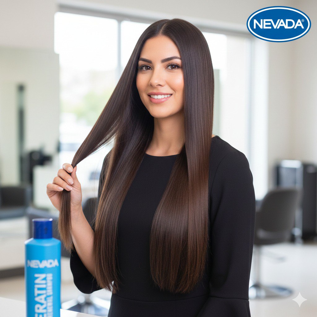 SHAMPOO DE QUERATINA PARA RENOVACION CAPILAR ANTI-FRIZZ NEVADA 510ML