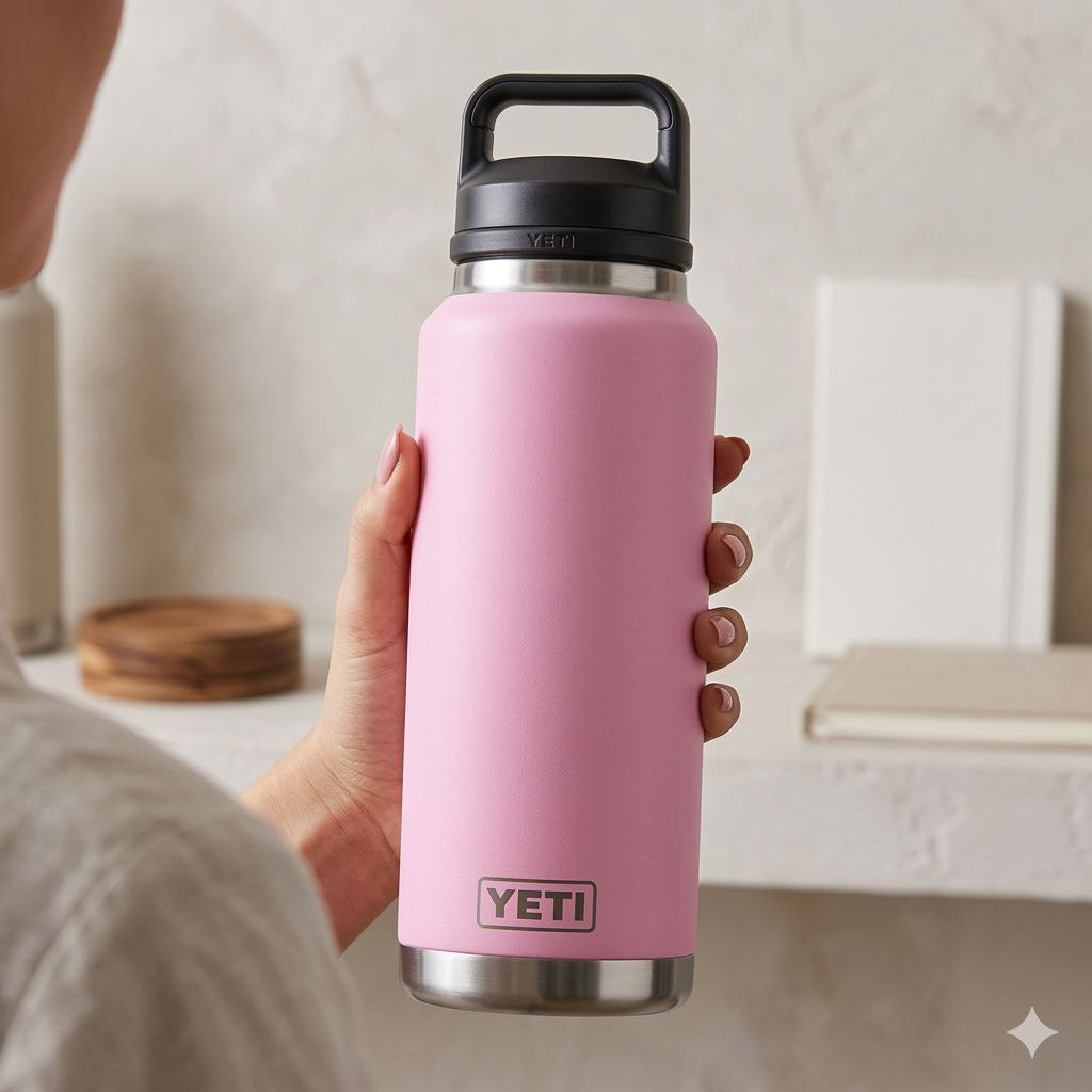 BOTE TERMICO DE VIAJE DE ALTA RESISTENCIA YETI 36 ONZAS ROJO ES POR CAJA COMPLETA