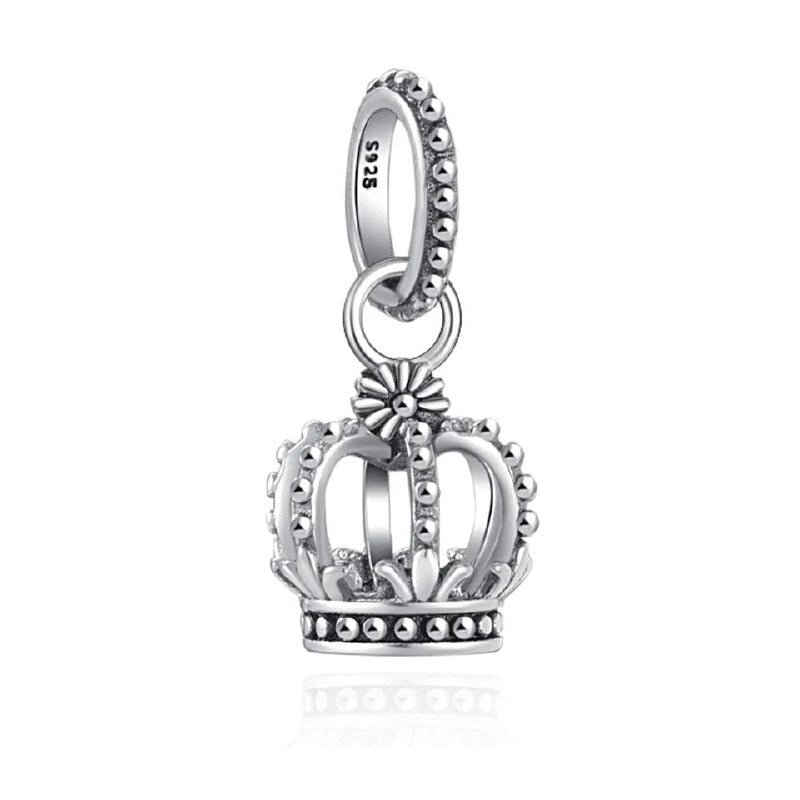 PCHARM4109 FORMA DE CORONA PANDORA PLATA 9.25