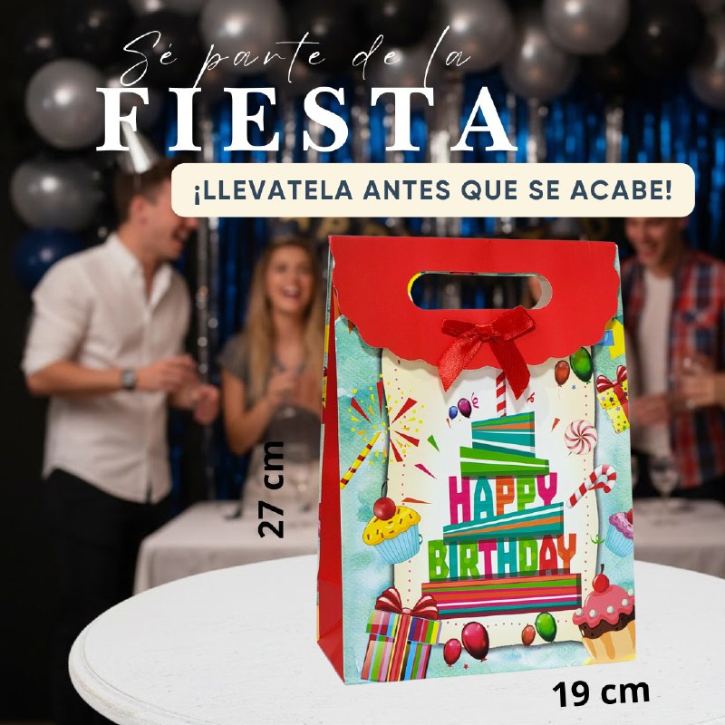 BOLSA DE REGALO MEDIANO 19X27CM