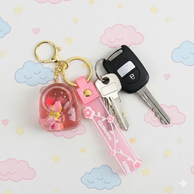 LLAVEROS DE ARENA MOVEDIZA LIQUIDA, 9 ESTILOS DISPONIBLES