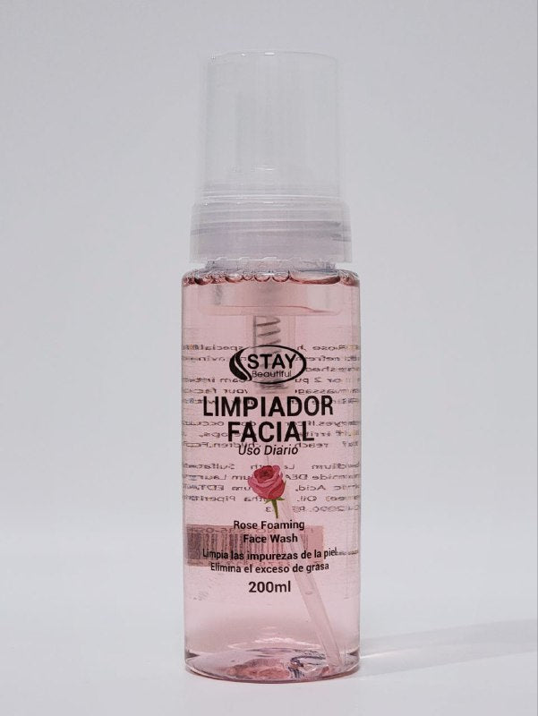 LIMPIADOR FACIAL EN SPRAY DE ROSAS, USO DIARIO QUE LIMPIA LAS IMPUREZAS, EXCESO DE GRASA, DEJANDO LA PIEL SUAVE Y FRESCA STAY BEAUTIFUL 200ML