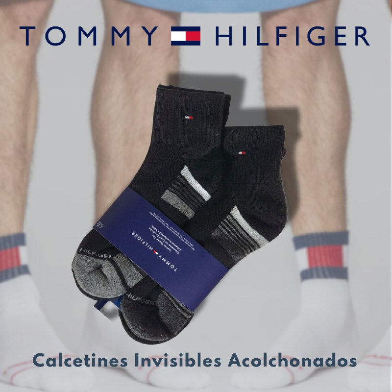 CALCETA TOBILLERA ORIGINAL TOMMY HILFIGER 6 PARES TALLA ÚNICA