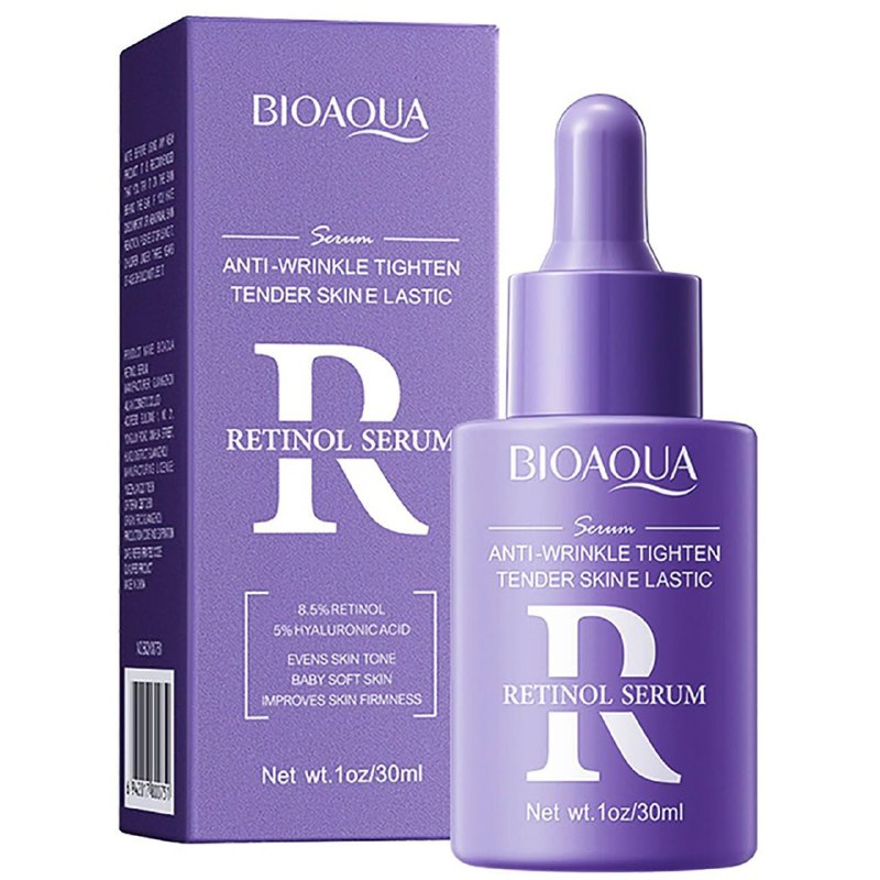 SUERO FACIAL DE RETINOL ANTIARRUGAS CON RETINOL Y ACIDO HIALURONICO BIOAQUA 30ML