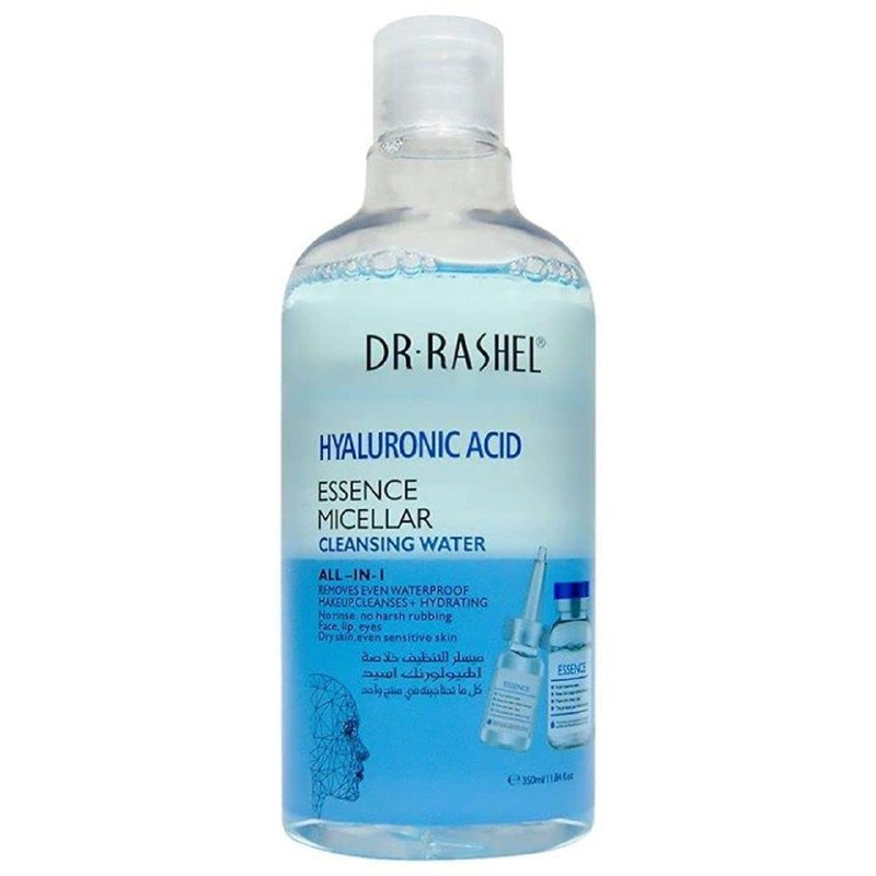 AGUA MICELAR CON ESENCIA DE ACIDO HIALURONICO TODO EN UNO DR RASHEL 350ML