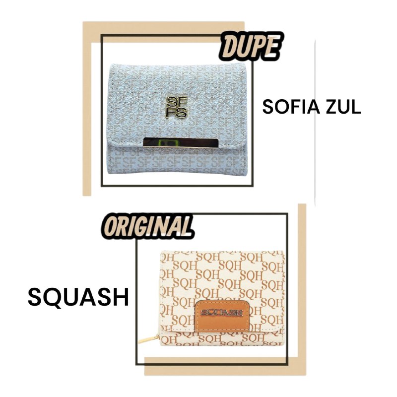 MONEDERO ECONÓMICO SOFIAZUL 15X14CM (DUPE DE SQUASH)